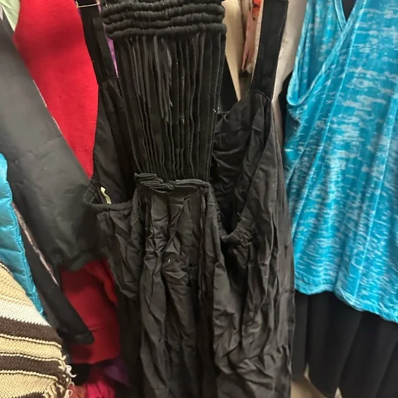 Charlotte Russe Black Dress with Crochet‎ Accents - Picture 4 of 4